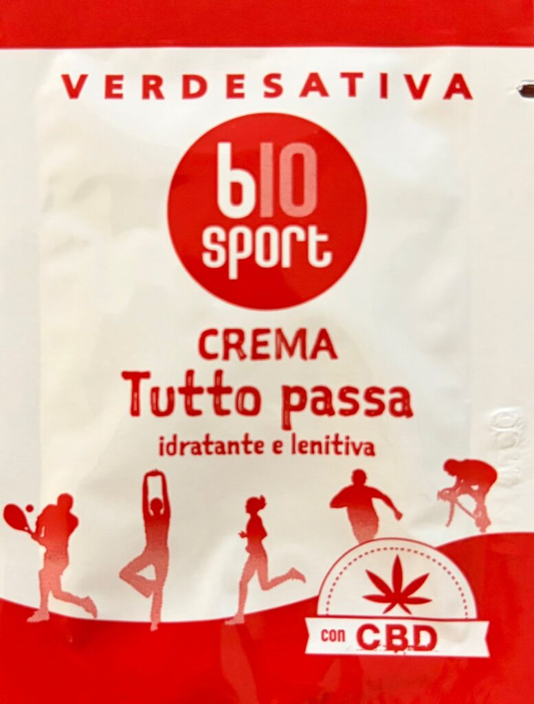 Campioncino crema Tutto passa con CBD